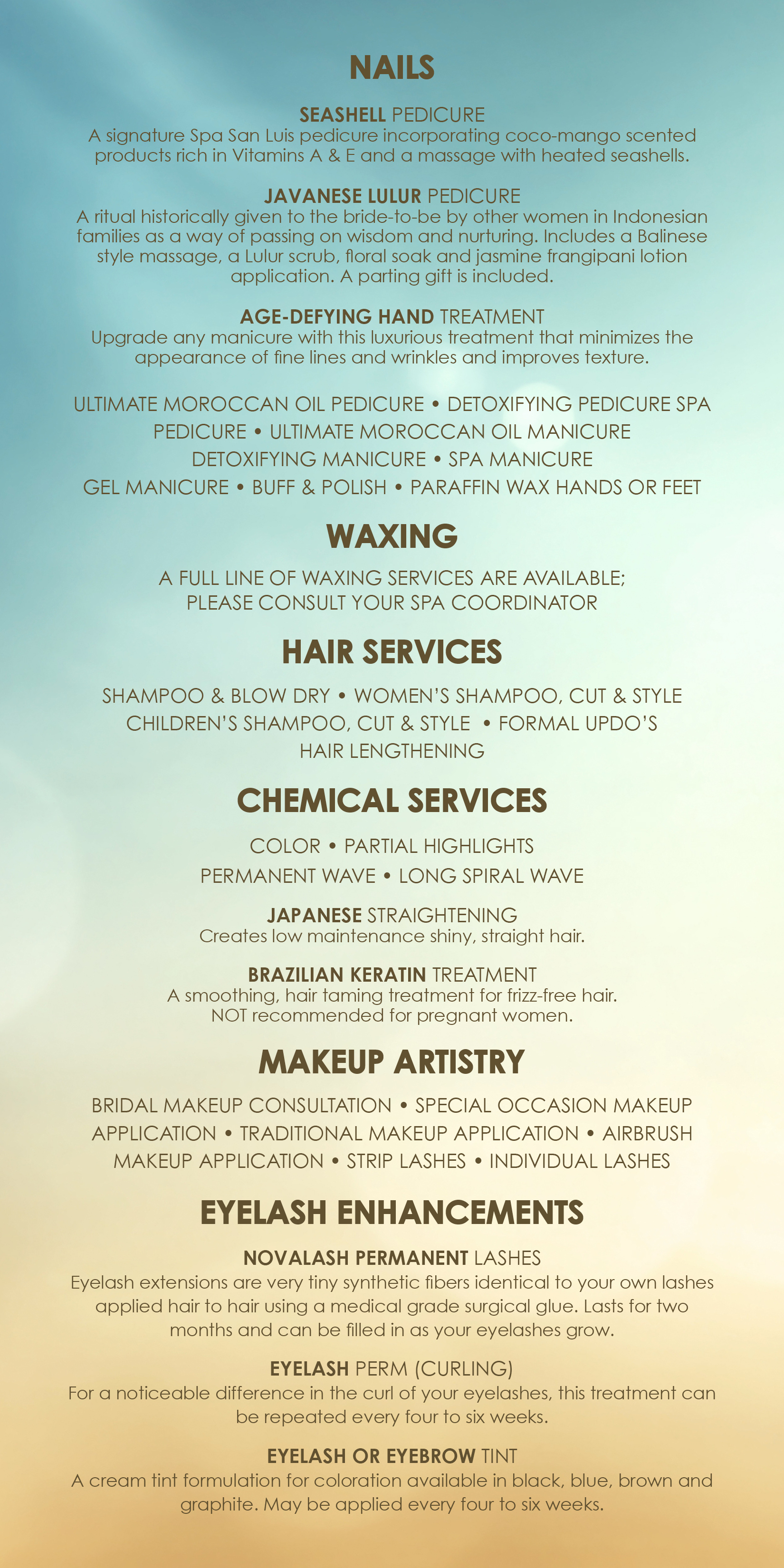 Spa menu p9
